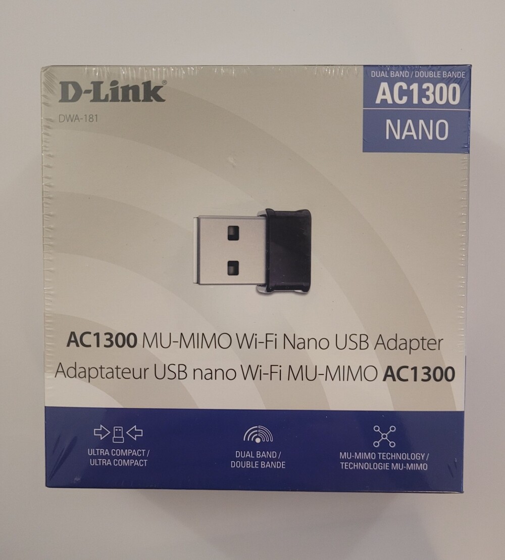 AC1300 USB WiFi Nano Adapter —2.4/5GHz Dual Band Wireless Internet